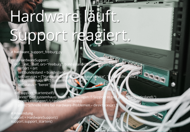 Hadware- und Softwaresupport, IT-Service