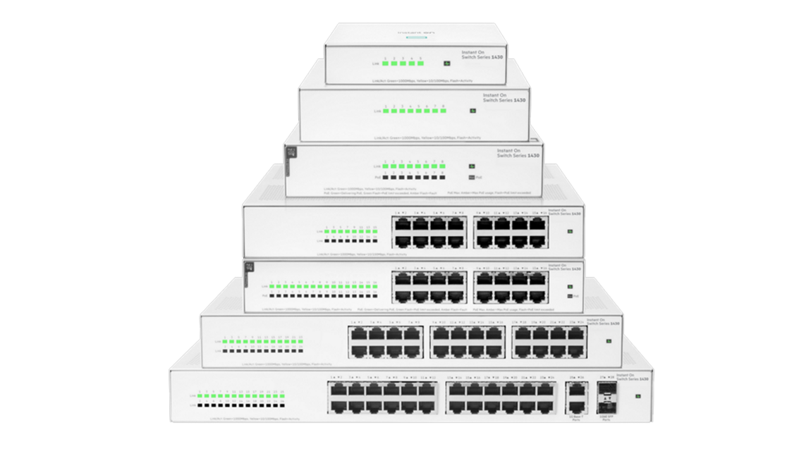Aruba Instant On Switches 1430 - 5-28 Port
